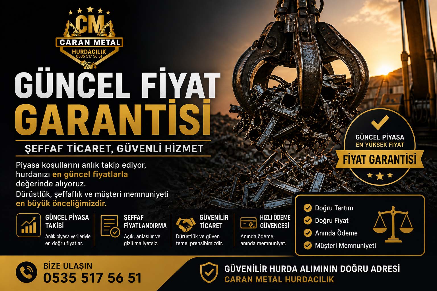 Güncel Fiyat Garantisi ve Şeffaf Ticaret